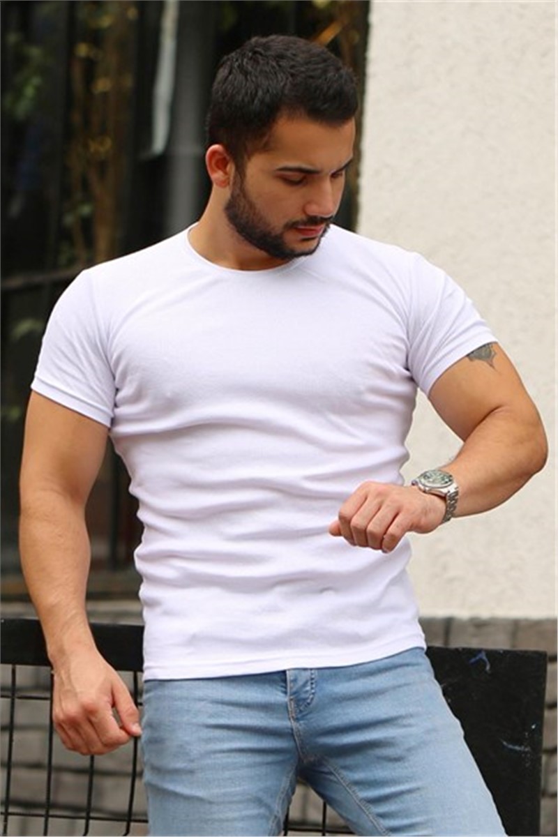 T-shirt uomo 4077 - Bianco #305377