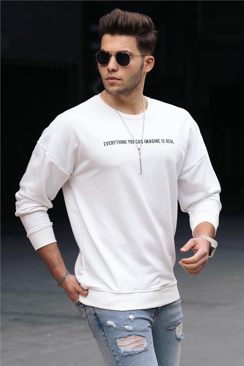 Men's Sweatshirt - White #290391