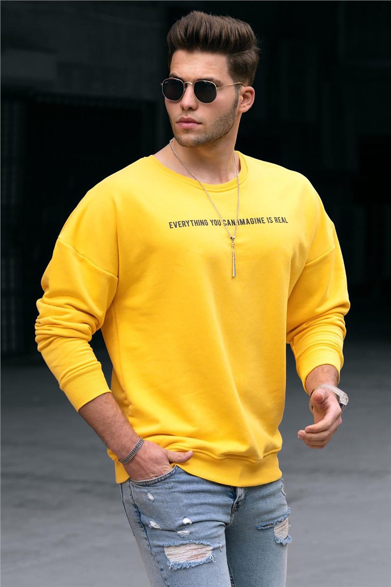 Moletom masculino 4780 - Amarelo 290393