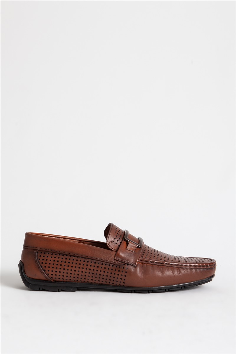 Men's Real Leather Loafers - Taba #318327