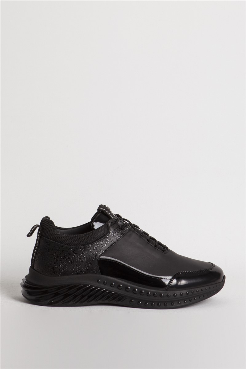 MARCOMEN Men's Genuine Leather Shoes 152 16202 - Black #359228