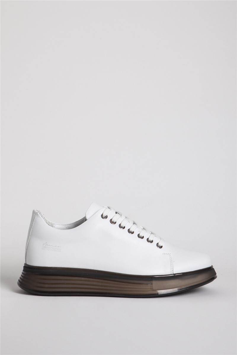 Men's leather shoes 15275 - White #330888