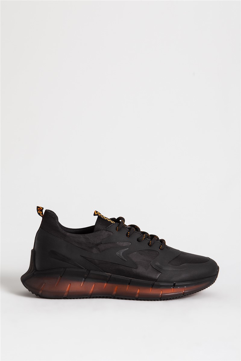 MARCOMEN Sneakers Uomo vera pelle - Nero #318812