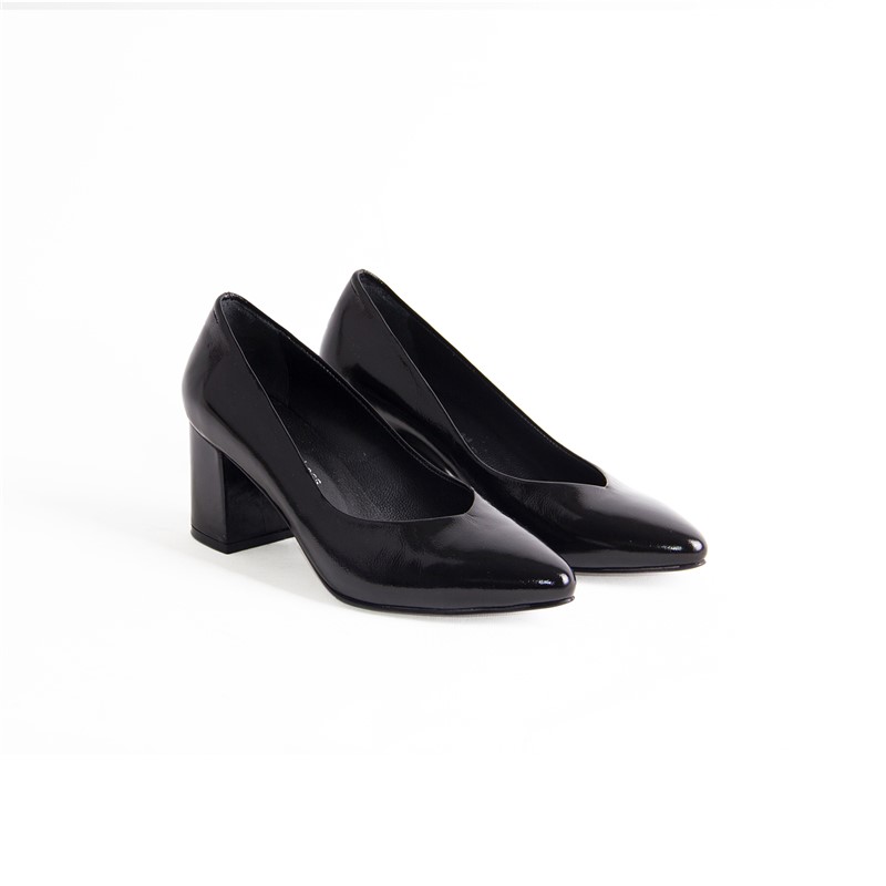 Genuine Leather Patent Leather Women's Stiletto #318369