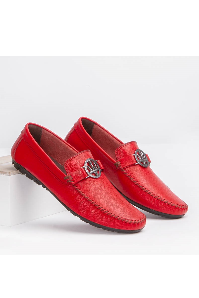 Marwells muške cipele od prave kože - crvene 2021502