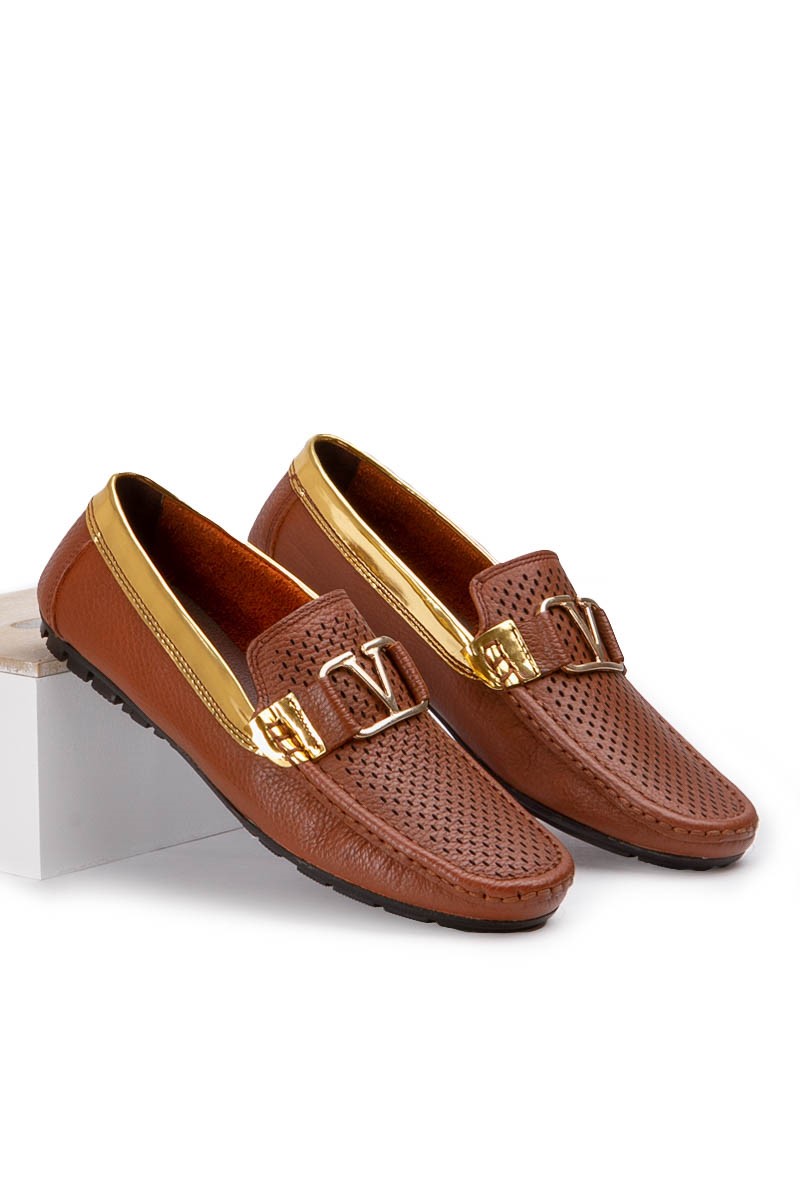 Marwells muške cipele od umjetne kože - smeđe #2021438