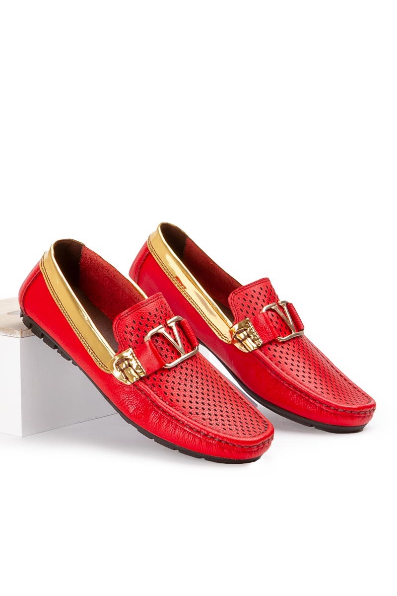 Marwells muške cipele od umjetne kože - Crvene #2021441