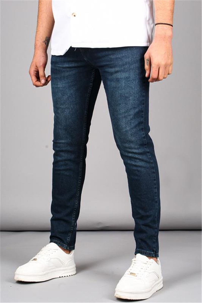 Jeans da uomo blu skinny fit 6338 # 370664