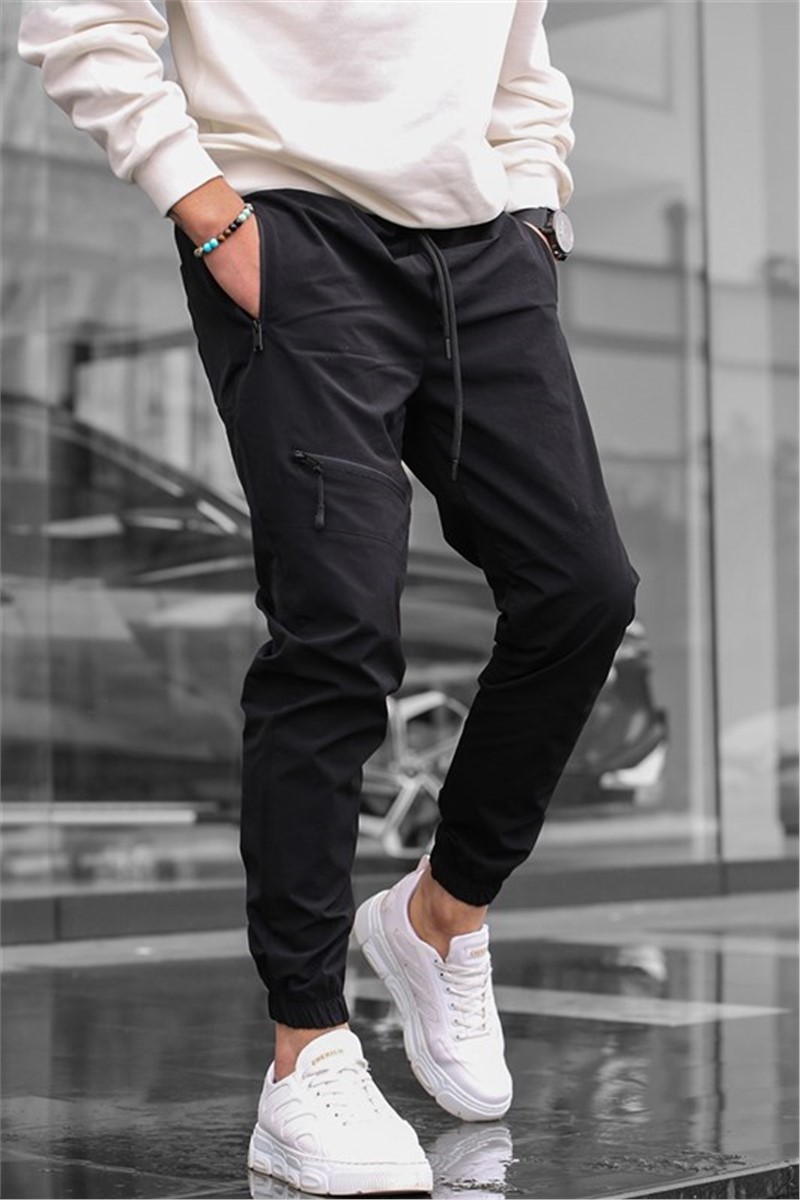 Men's sports trousers - Black #328773