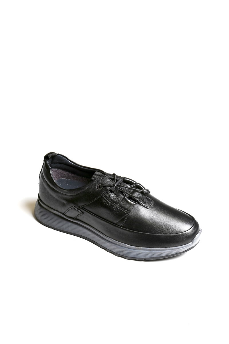 Men's Real Leather Shoes - Black #20210834586