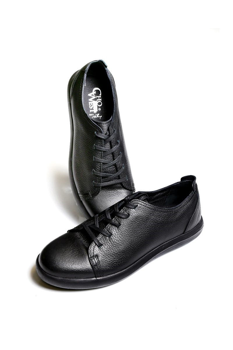 Men leather shoes - Black 20210834584