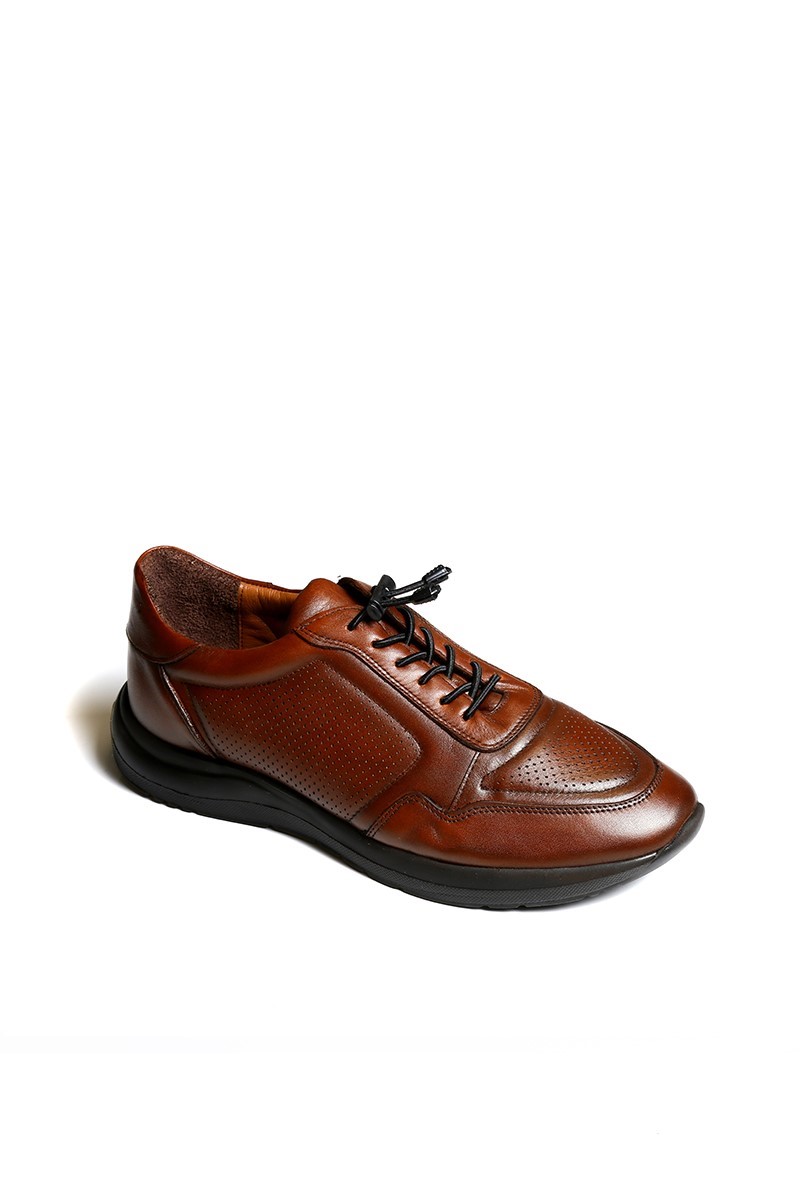 Men's Real Leather Shoes - Brown #20210834581