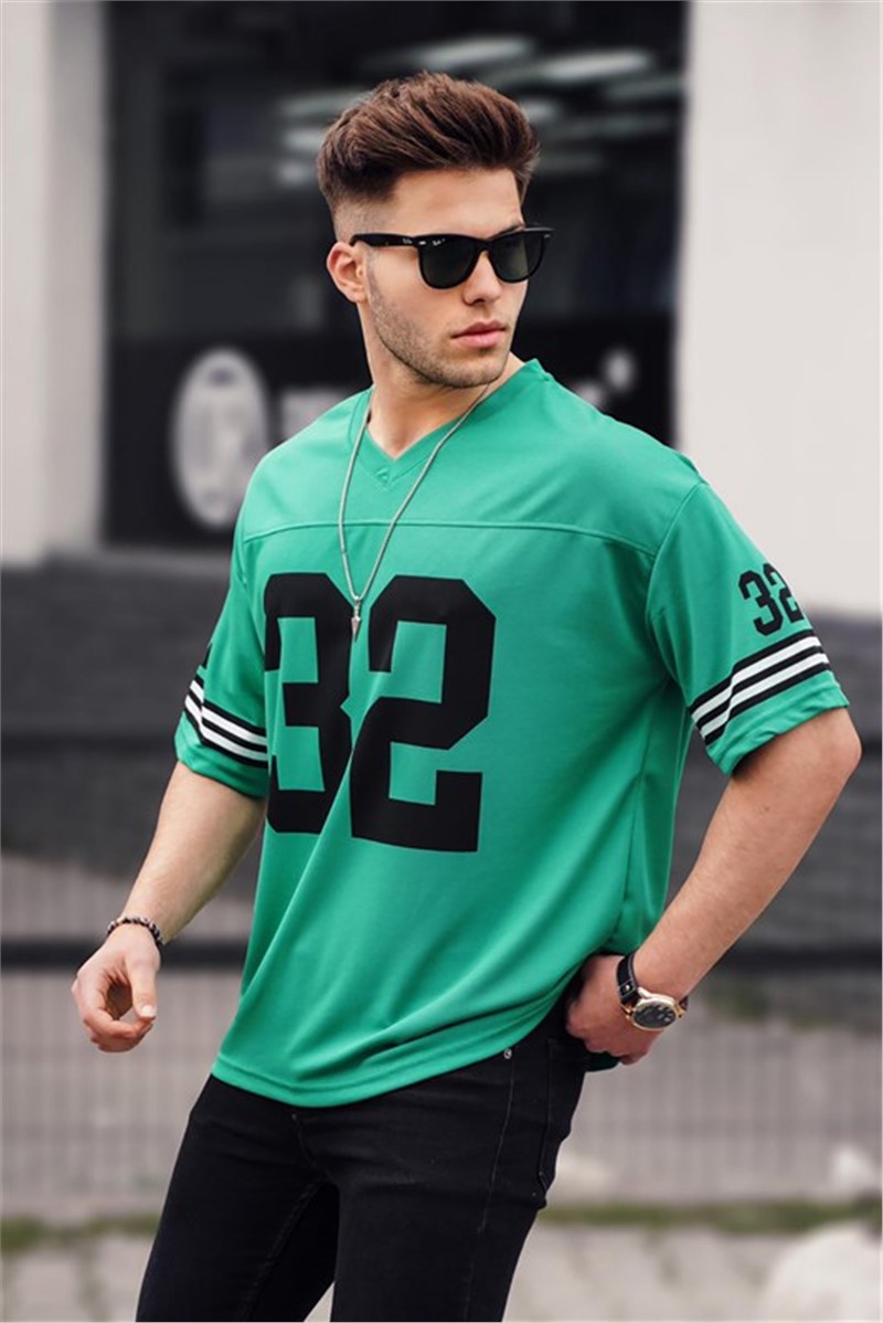 Men's Oversize T-shirt - Green #329690