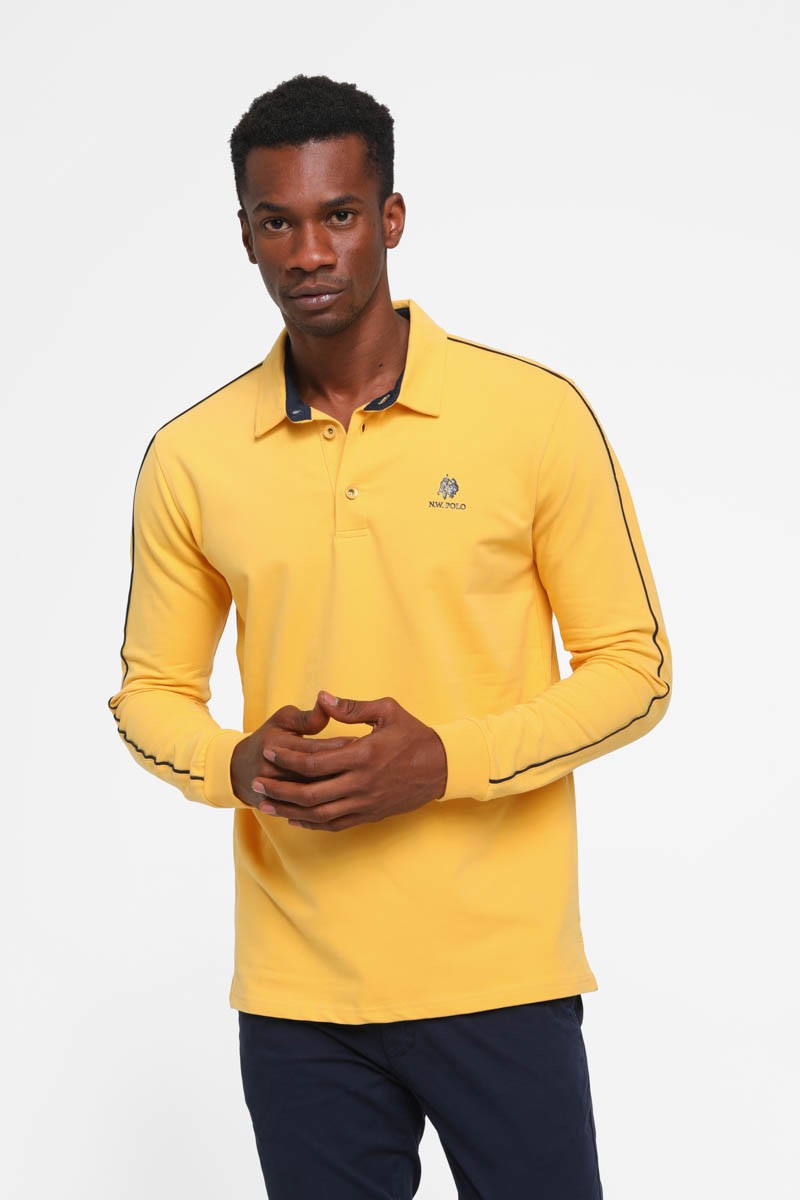 Men's blouse - 10145 Yellow 99999685 #266882