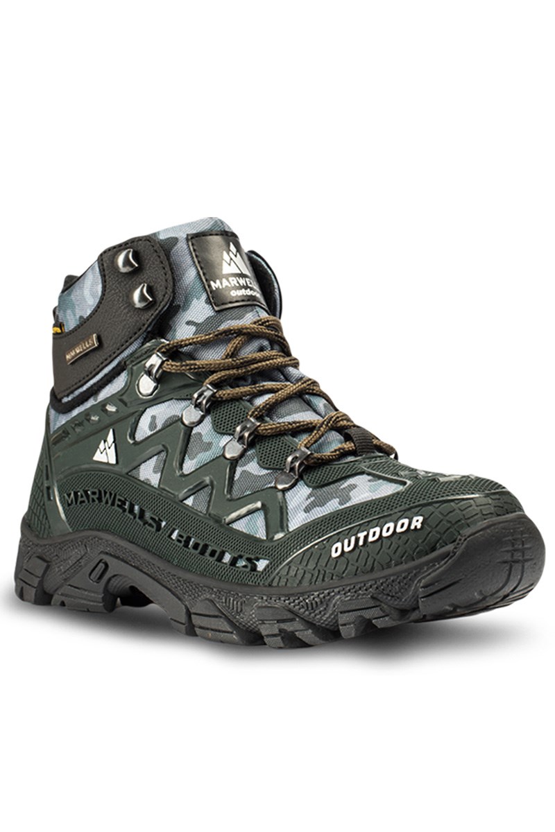 Botas de caminhada masculinas - cinza 2021083215