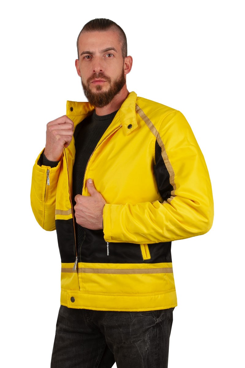 Men's jacket - Black/Yellow 7845376