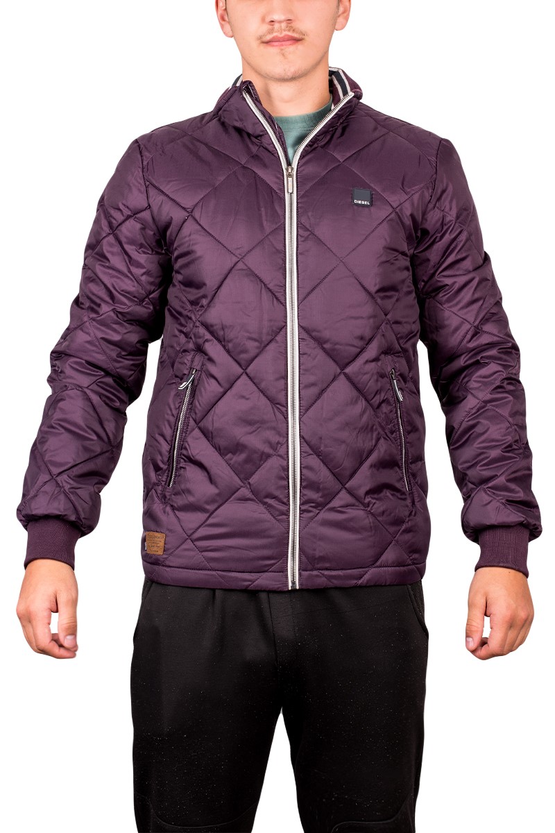 Men's jacket with external pockets - Purple 20210835660