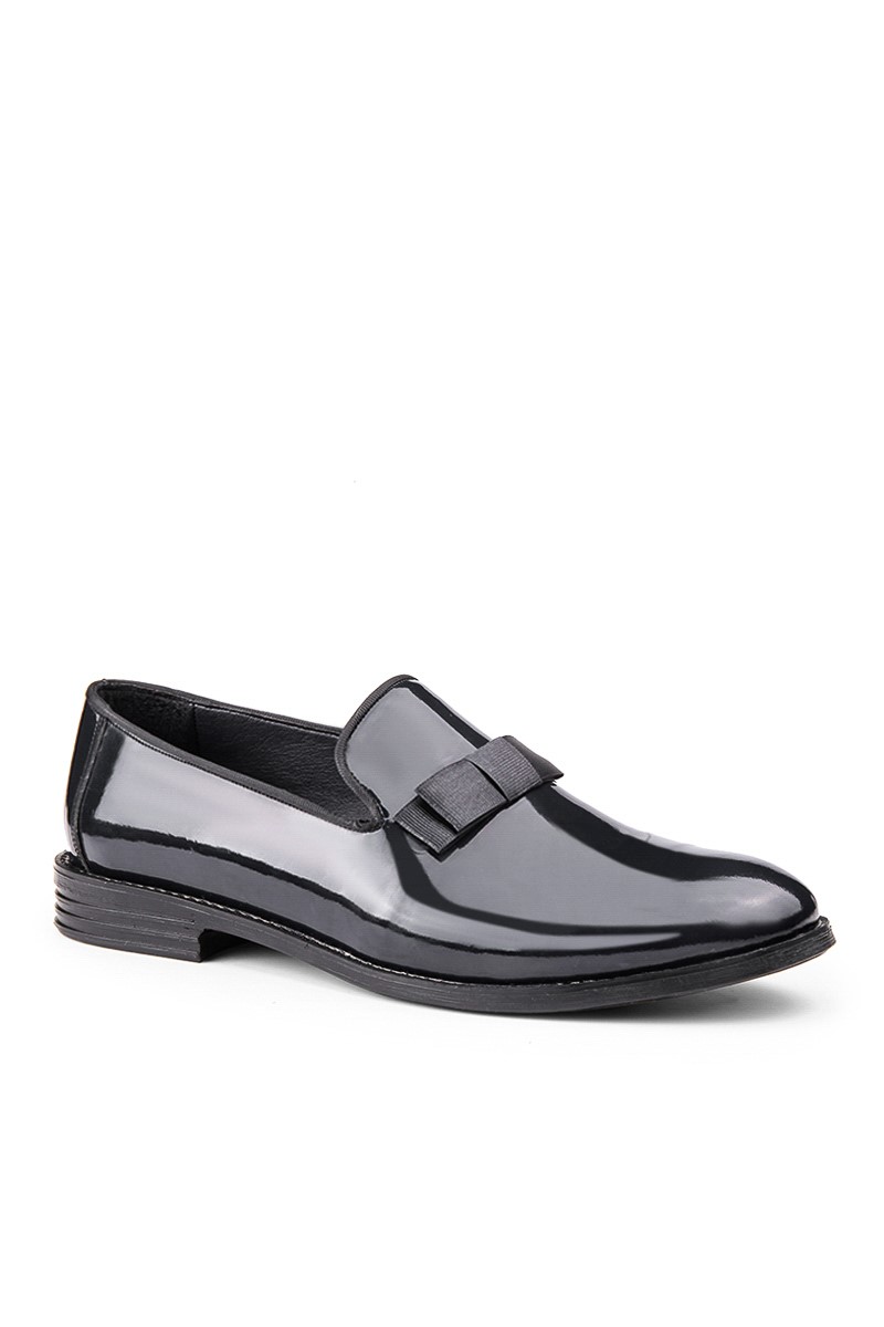 Ducavelli Men's Real Patent Leather Shoes - Black #362514815