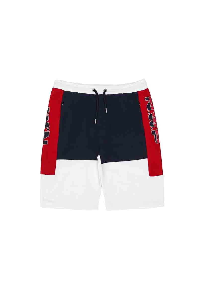 Shorts New World Polo Masculino - Azul, Branco #23510825