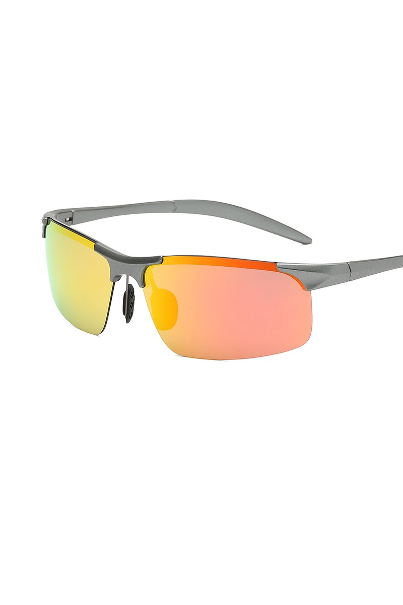 Men's Sunglasses - Silver, Yellow #2021280