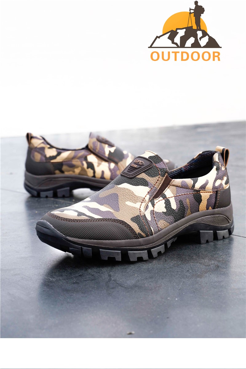 GPC Men's Travel Shoes - Camouflage, Brown #202293
