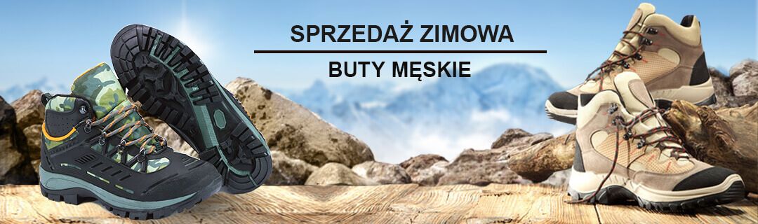 Męskie buty zimowe WYPRZEDAŻ