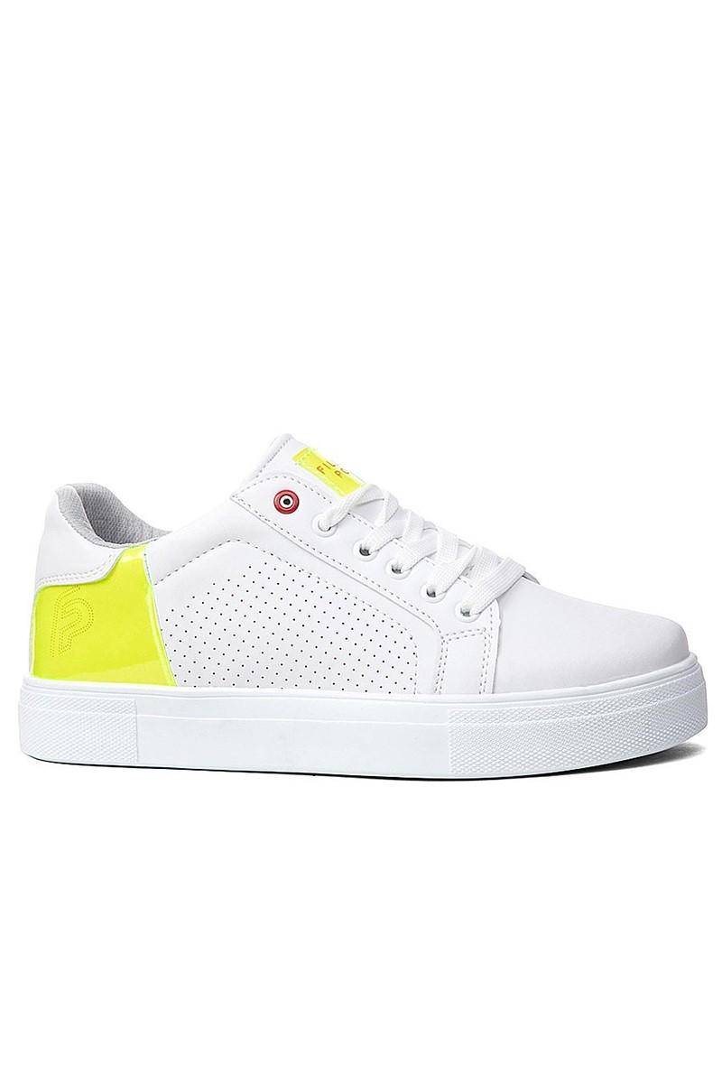Men's Shoes - White, Yellow #2021028