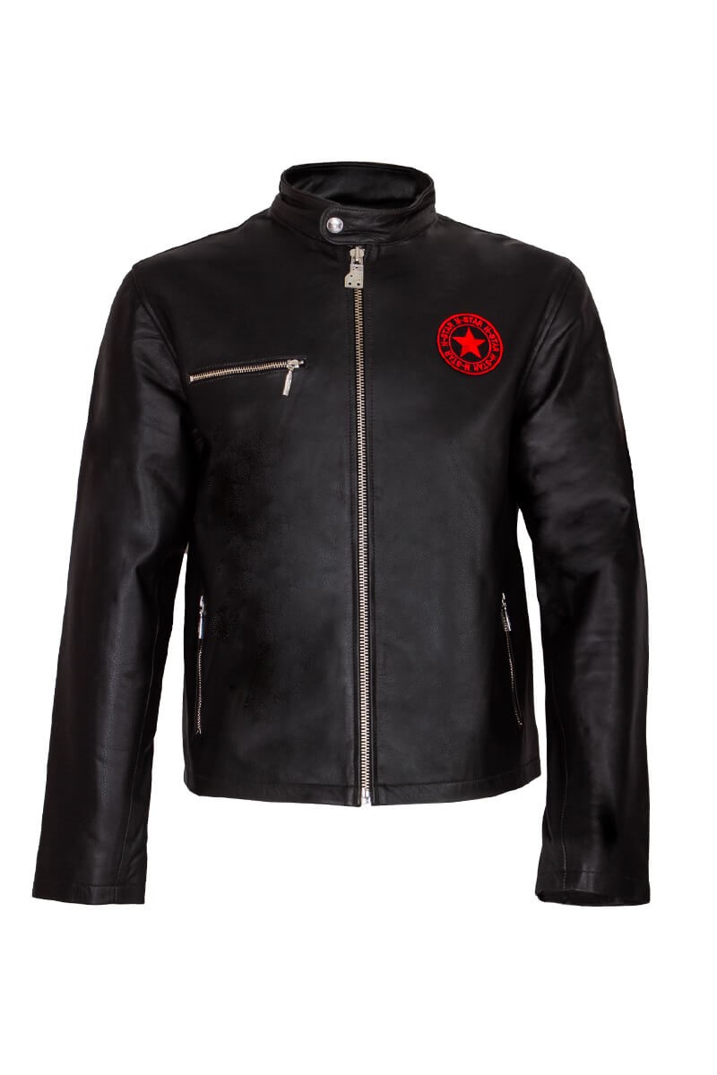 Leonardo Men's Real Leather Jacket - Black #2021009