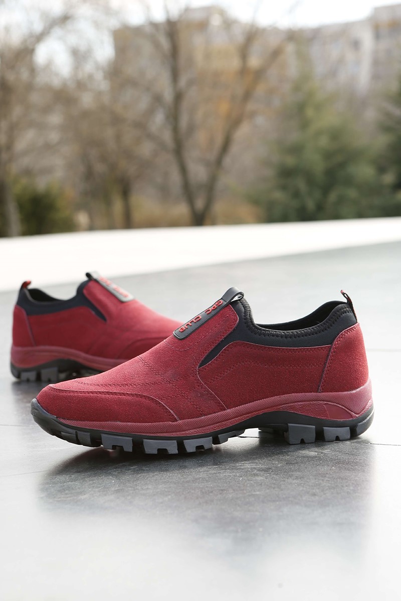 Sapatos de viagem masculinos - vermelhos #2105687550