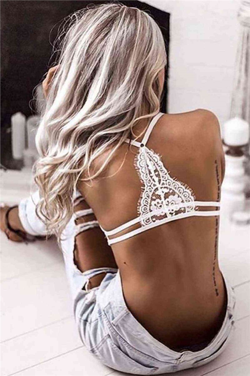 Lace bra - White # 310127
