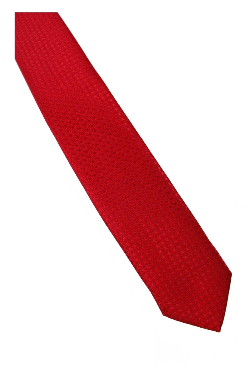 Men's Patterned Tie - Red #321529