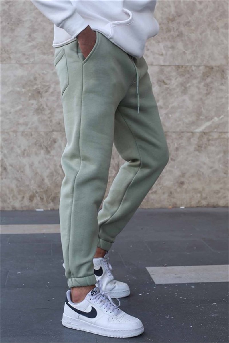 Pantaloni sportivi da uomo 5482 - Menta #362860