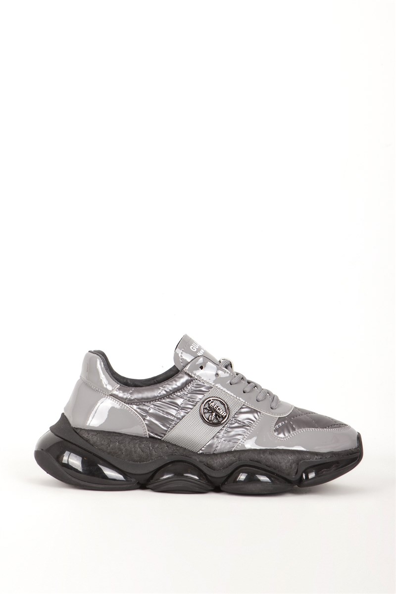 Scarpe sportive da uomo 599 con suola spessa - Grigio #406415