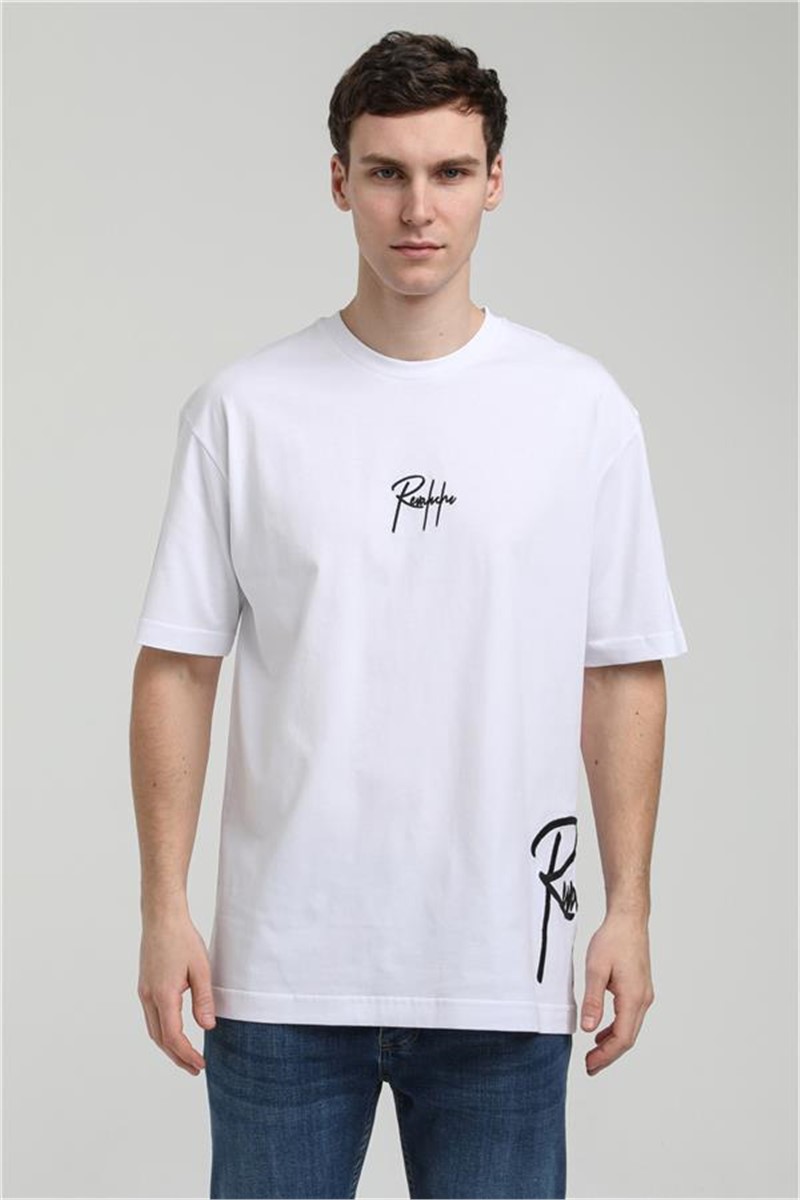 Men's Oversize T-Shirt 23SSM20330 - White #371373