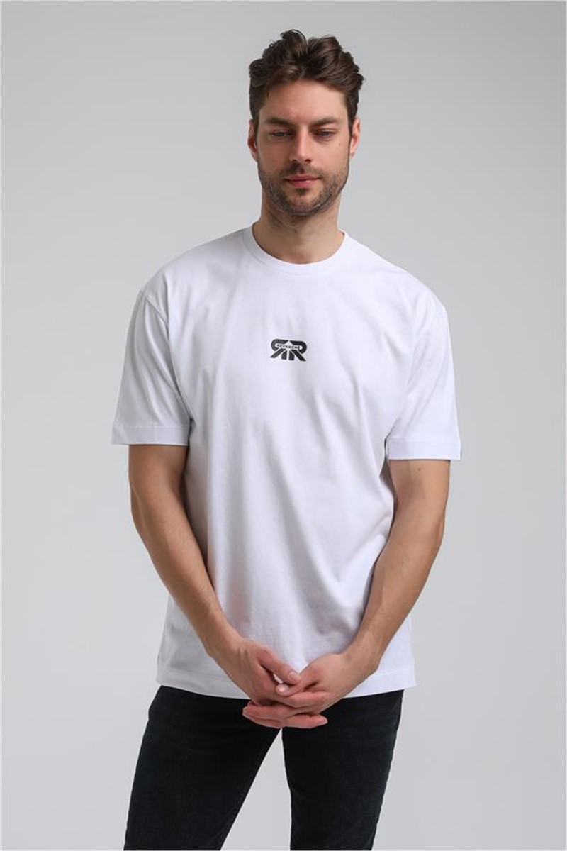 Men's Slim Fit T-Shirt 23SSM20335 - White #371358