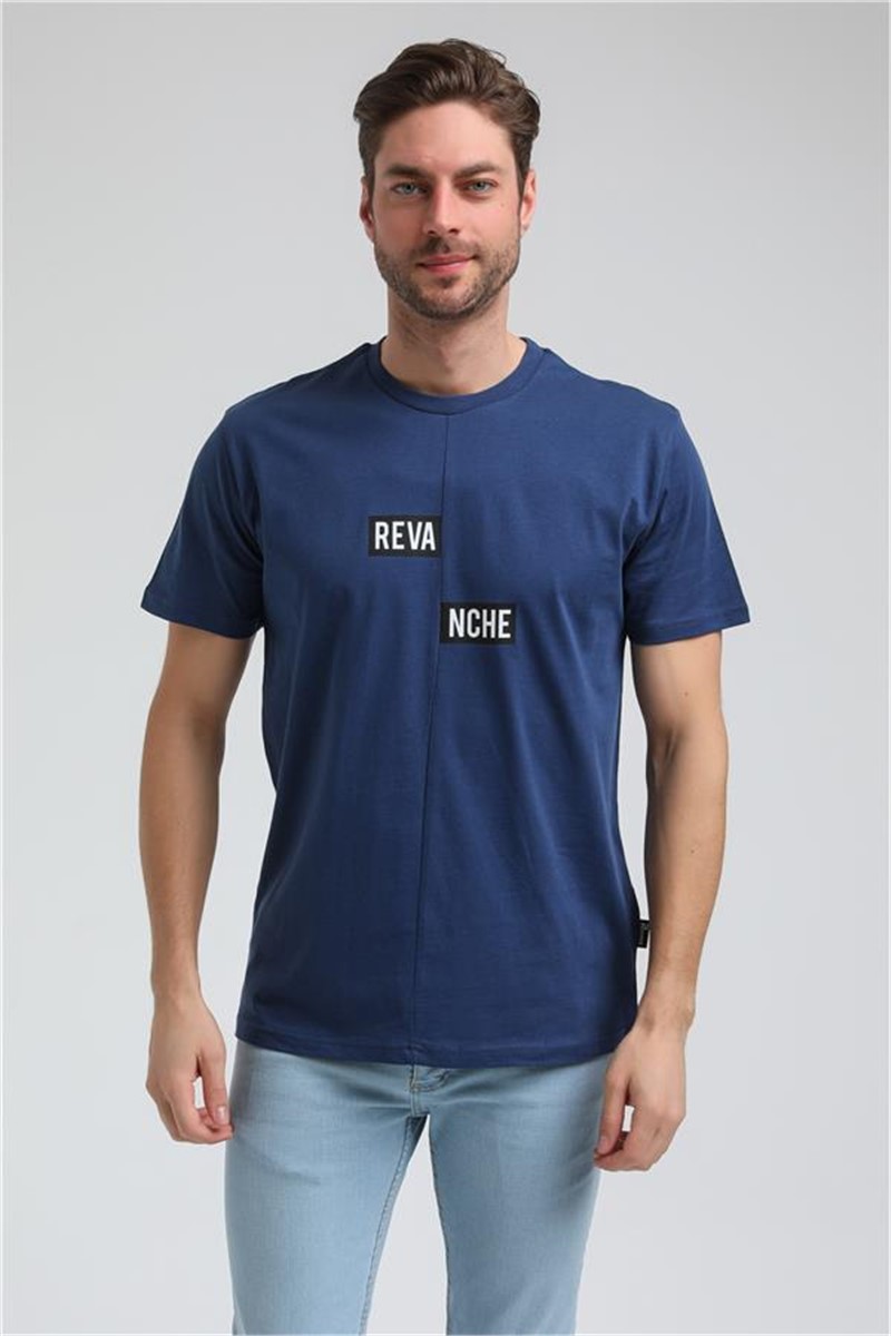 Muška Slim Fit  majica 23SSM20289 - Indigo #371568