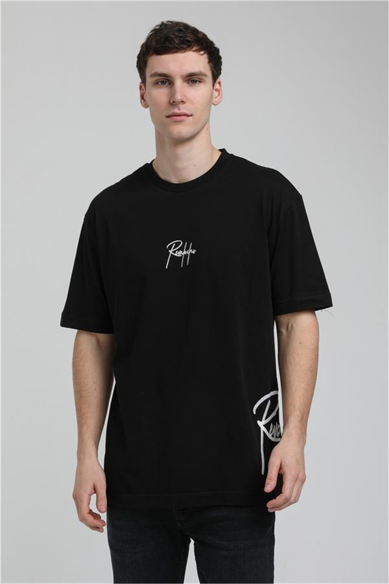 Men's Oversize T-Shirt 23SSM20330 - Black #371372