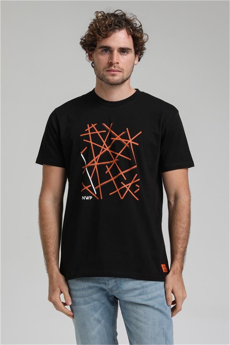 Men's T-Shirt 23SSM20285 - Black #371591