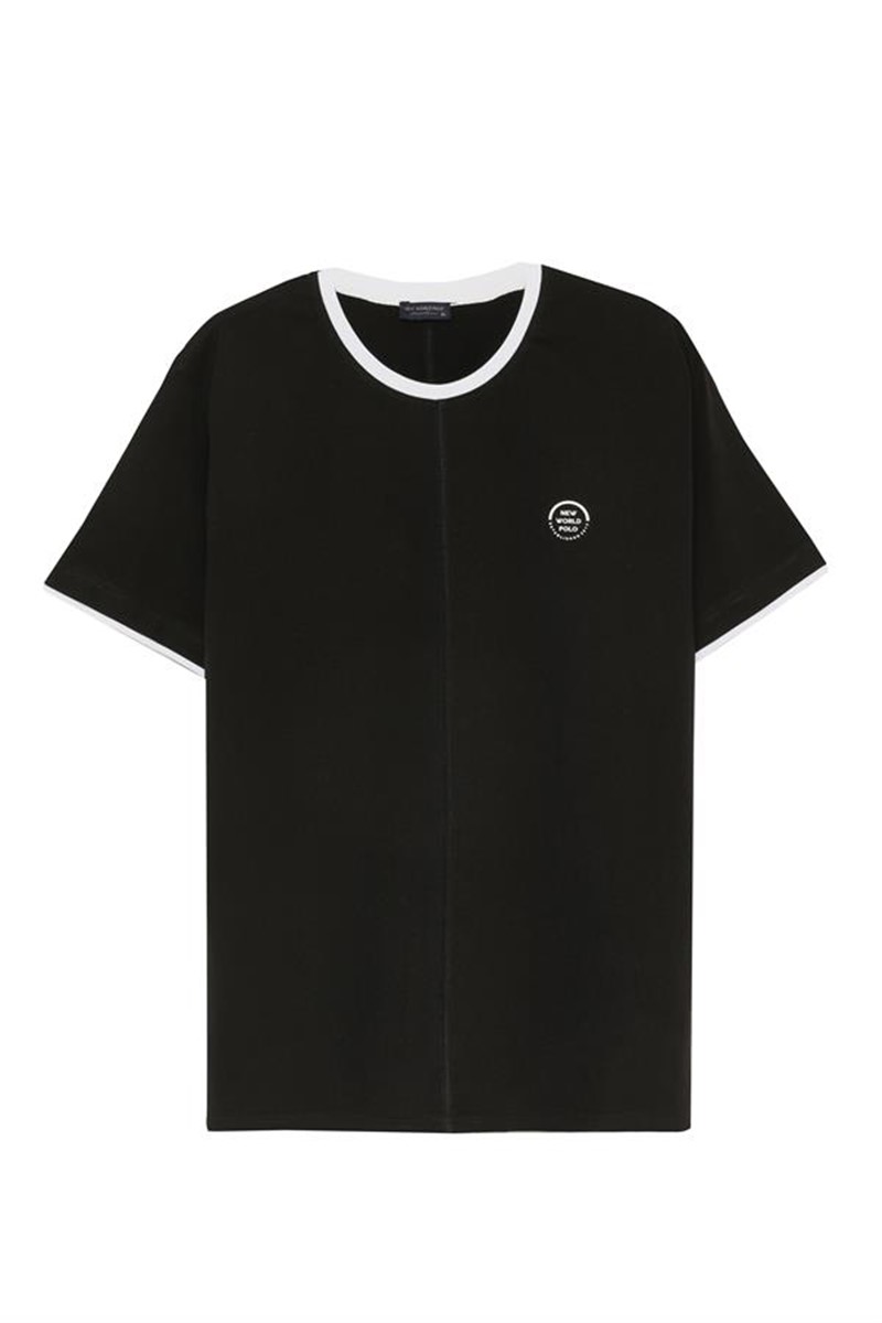 Men's Slim Fit T-Shirt 23SSM20359 - Black #383561