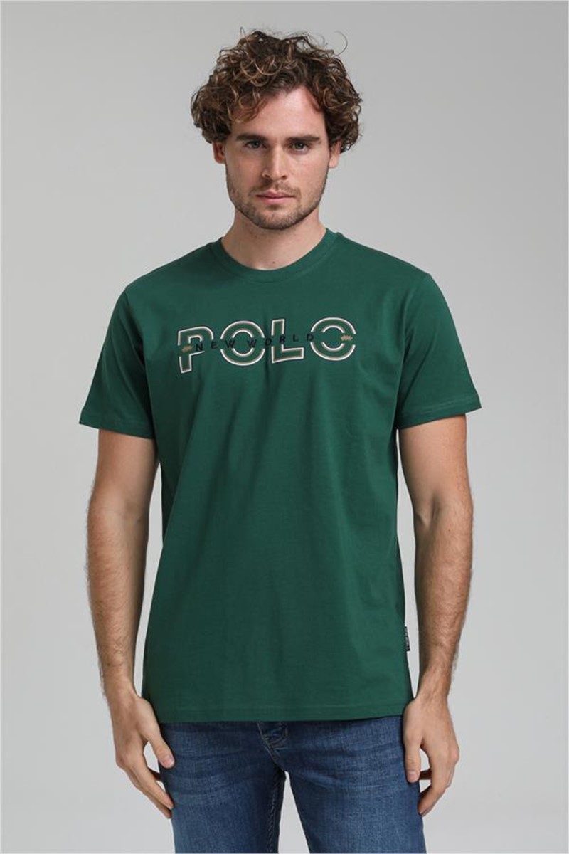 Men's T-Shirt 23SSM20302 - Green #371486