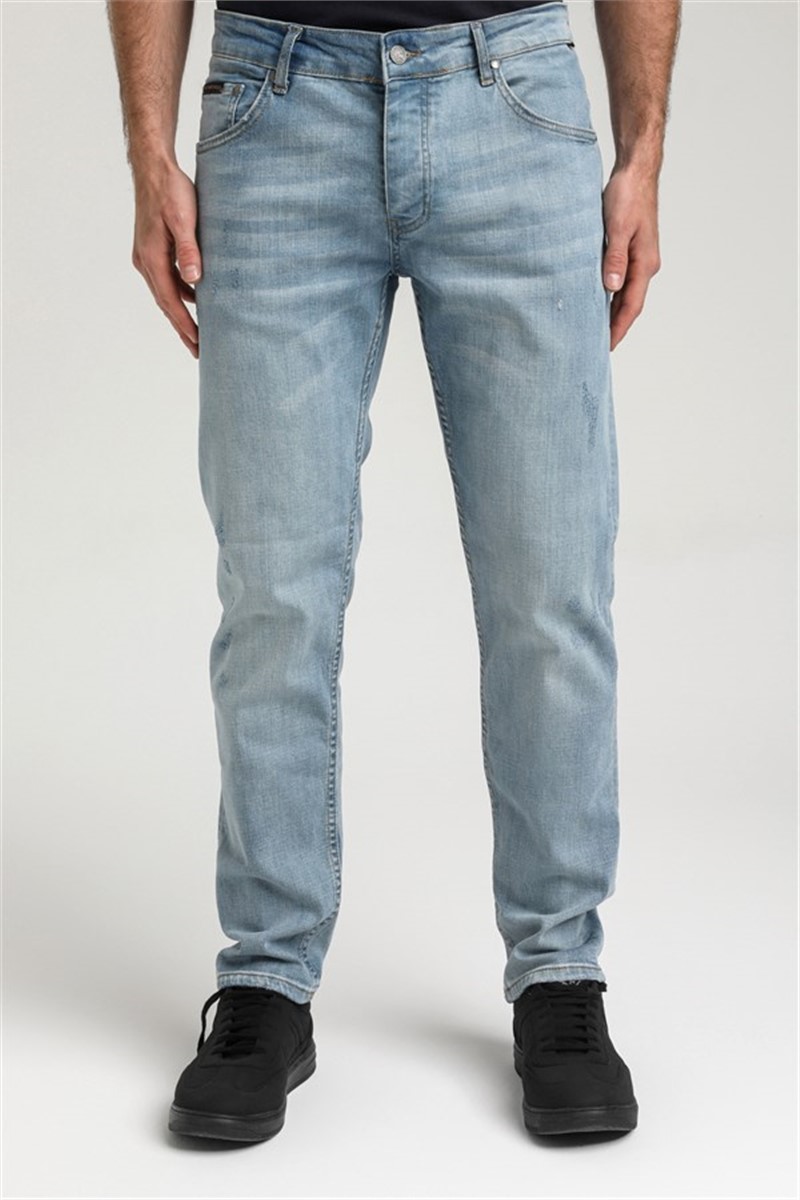 Men's Slim Fit Pants 23SSM40006 - Light Blue #371595