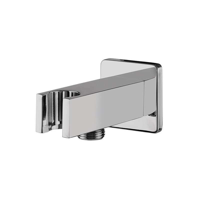 Newarc Corner Recessed Hanging Hand Shower Outlet with Holder - Chrome #336991