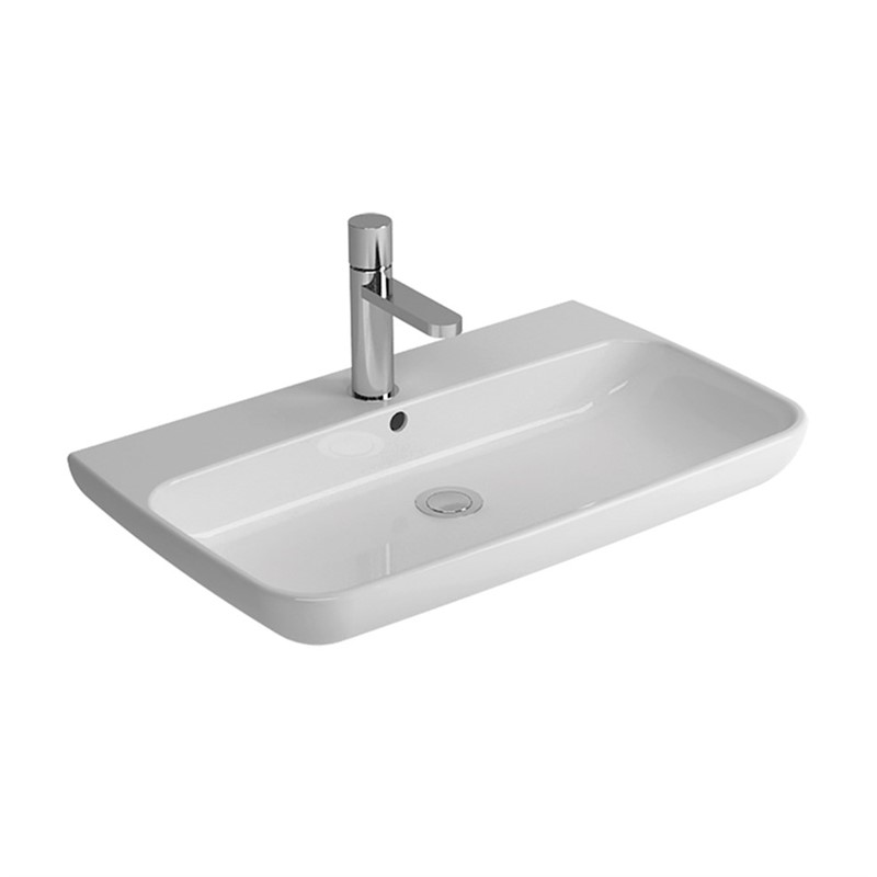 Newarc Exen Countertop Washbasin 80cm - White #342567