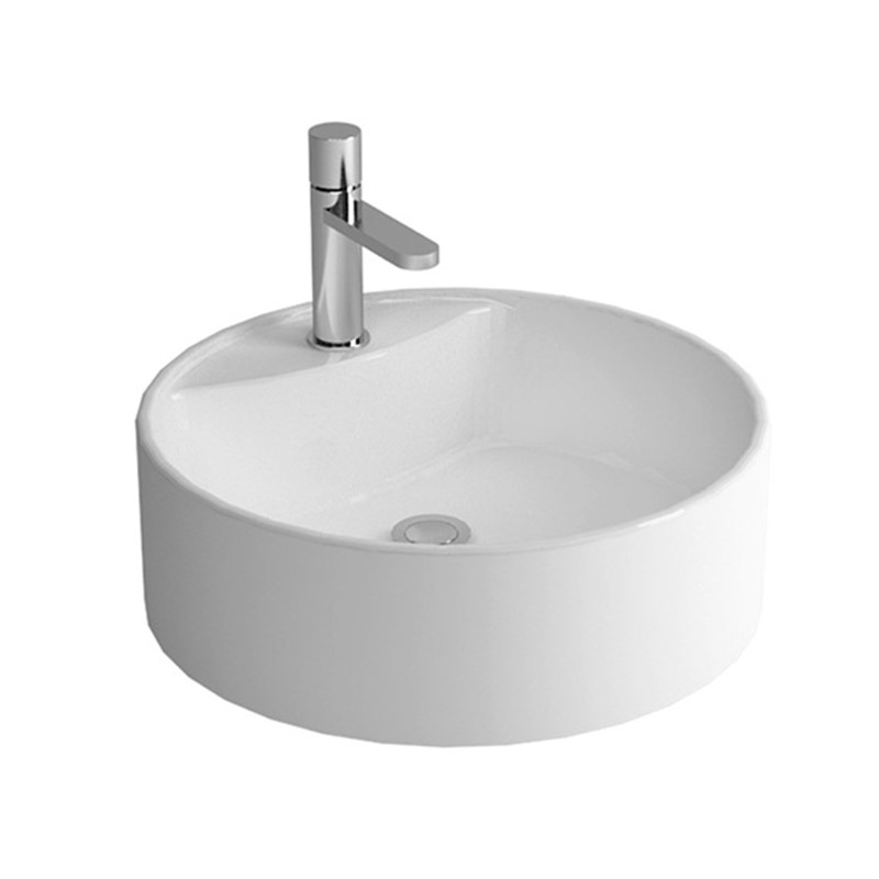 Lavoar oval pe blat Newarc Newart 49 cm - alb #342556