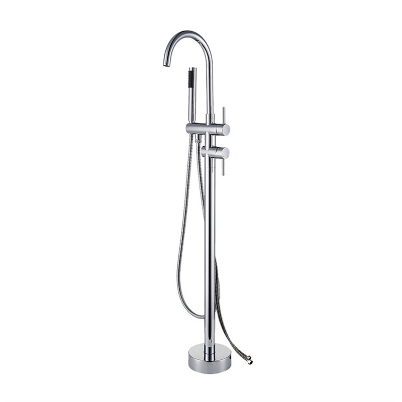 Newarc Step Floor Bathtub Faucet - Chrome #342510