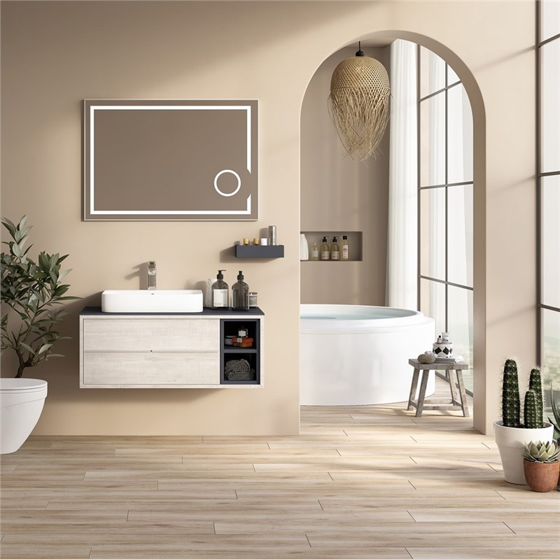 Nplus Elantra kupaonski ormarić 100 cm - #337545