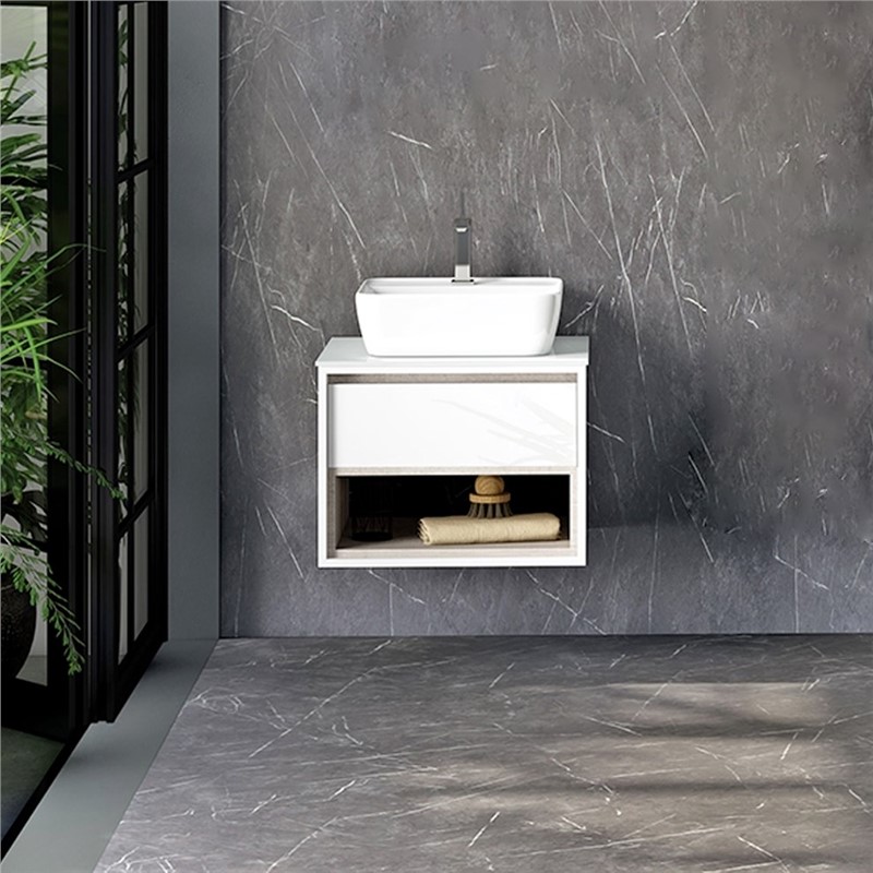 Nplus Galaxy donji ormarić za kupaonicu 65 cm - bijeli #340780