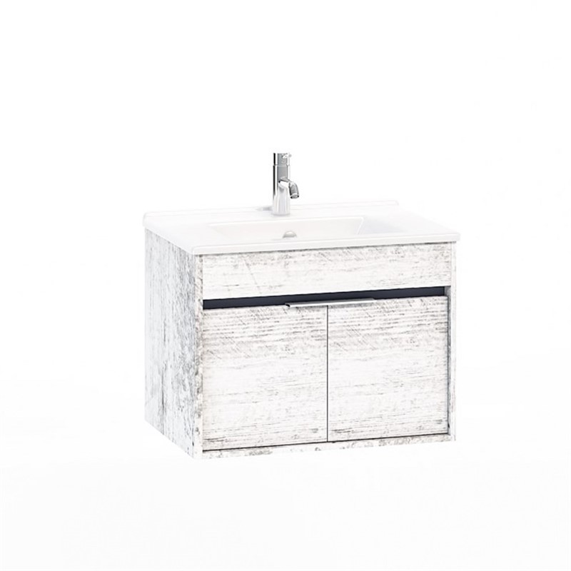 Nplus Kona Plus Bathroom Cabinet 65cm - White #340877
