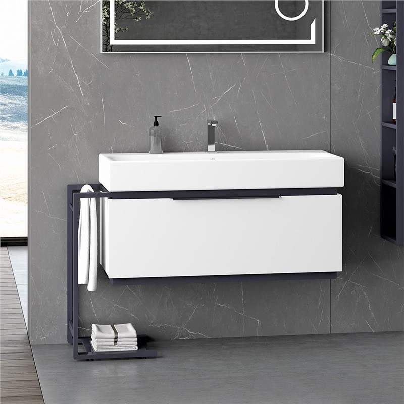 Nplus Omega Base Bathroom Cabinet 100cm - White #338627