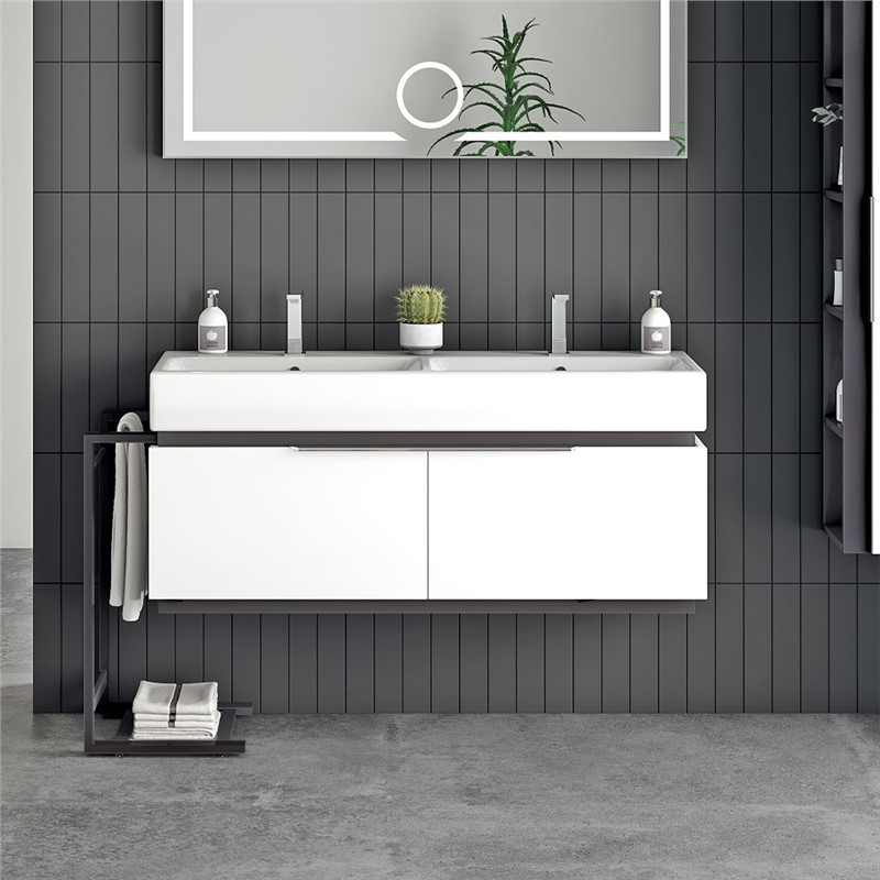 Nplus Omega Base Bathroom Cabinet 120cm - White #338625
